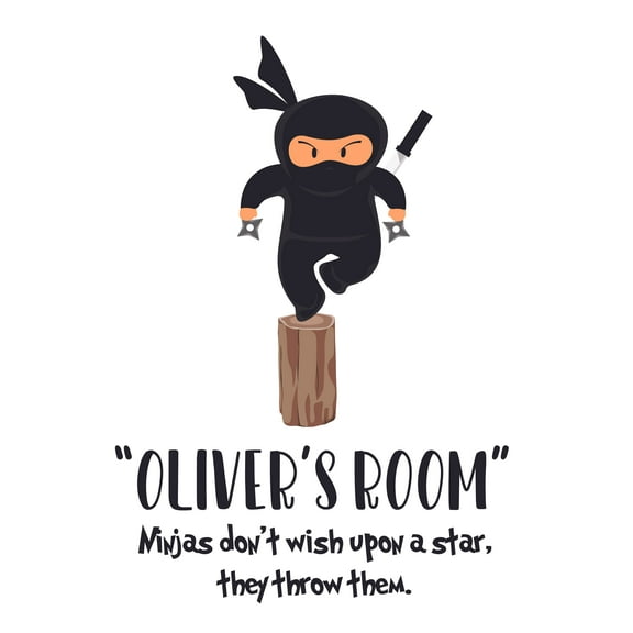 ANIME - Customized Name Art Anime Karate Martial Arts Gym Workout Décor Multicolored Art Design Vinyl Wall Decal Sticker - Easy To Apply Adhesive Kids Boys Bedroom Wall Decoration 7" x 10"