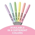 thumbnail image 3 of BIC Brite Liner Chisel Point Highlighter Set, Assorted Pastel Colors, 6 Count, 3 of 7