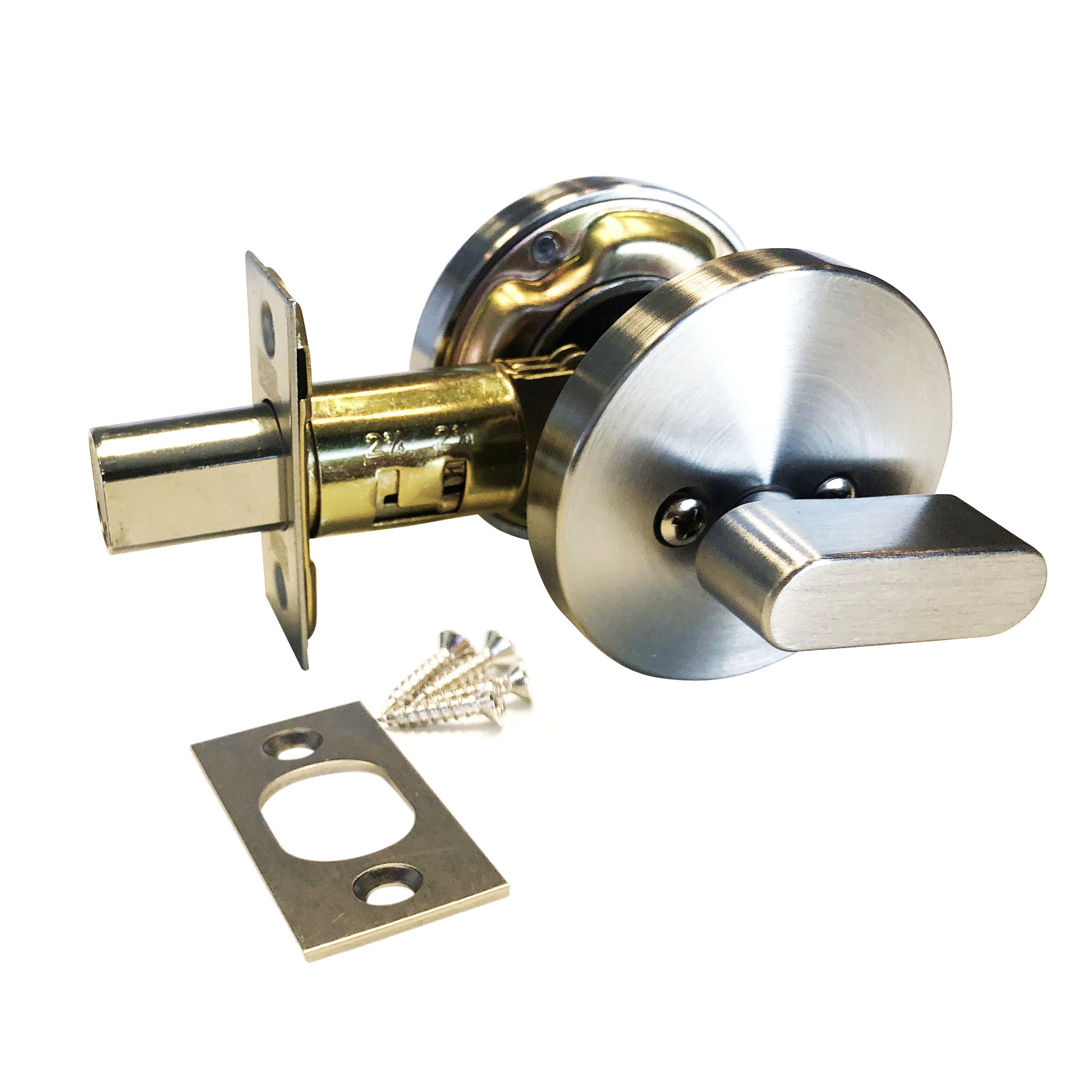 single cylinder deadbolt, satin chrome plated, fit door thickness 13/