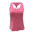 thumbnail image 3 of Aayomet Crop Tops For Women Womens Summer Casual Business Work Blouses V Neck Lace Trim Tank Tops Sleeveless Tees,Pink L, 3 of 4
