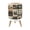 Color 2, variant on Cabin Trash Can with Lid Cabin Bear Deer Moose Vintage Animal Country 1.8 Gallon Dog Proof Trash Can Round Garbage Can Waste Bin Wastebasket for Bathroom Bedroom Living Room