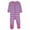 Purple/Denim, variant on leveret striped footed pajama sleeper 100% cotton (5 years, purple & denim)
