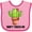 Pink and Fuchsia, variant on Inktastic Cute Cactus Dont Touch Me Boys or Girls Baby Bib