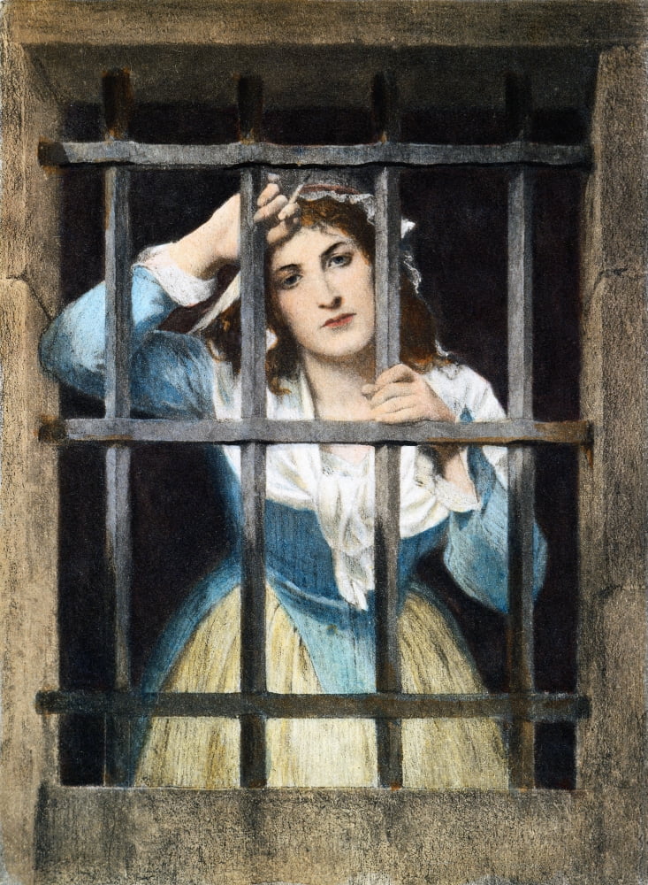 Charlotte Corday N(17681793) French Patriot In Prison Following Her