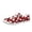 Deep Red, variant on EKVAHL Christmas Tennis Shoes For Women, Colorful Festive Printed Canvas Sneakers, Soft Low Top Daily Walking Shoes Great For Holiday Parties Yellow