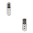 thumbnail image 3 of Seitruly Luz nocturna 3 LED 500mA 200LM 3000K/7000K Computadoras portátiles para interiores Adaptador de carga del banco de energía Lámpara de noche Cálido 2piezas, 3 of 6