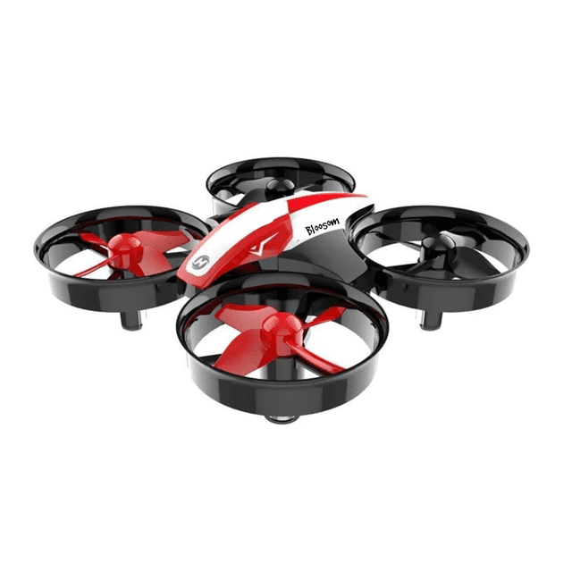 Mini drone Bloosom Holy Stone HS210 rojo 3 baterías