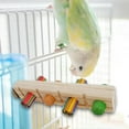 thumbnail image 6 of FITYLE Parrot Chewing Bird Stand Bird Training Toy Cage Bite Toys Puzzle Toy for Budgies Parakeet Lovebirds Cockatiel , Colorful, 6 of 9