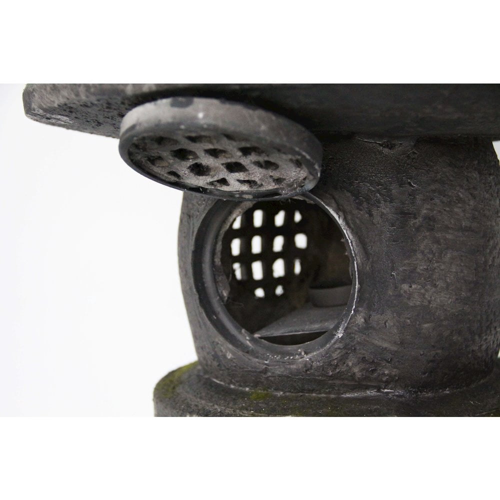 Hi-Line Gift Ltd. Grey Stone Pagoda Lantern