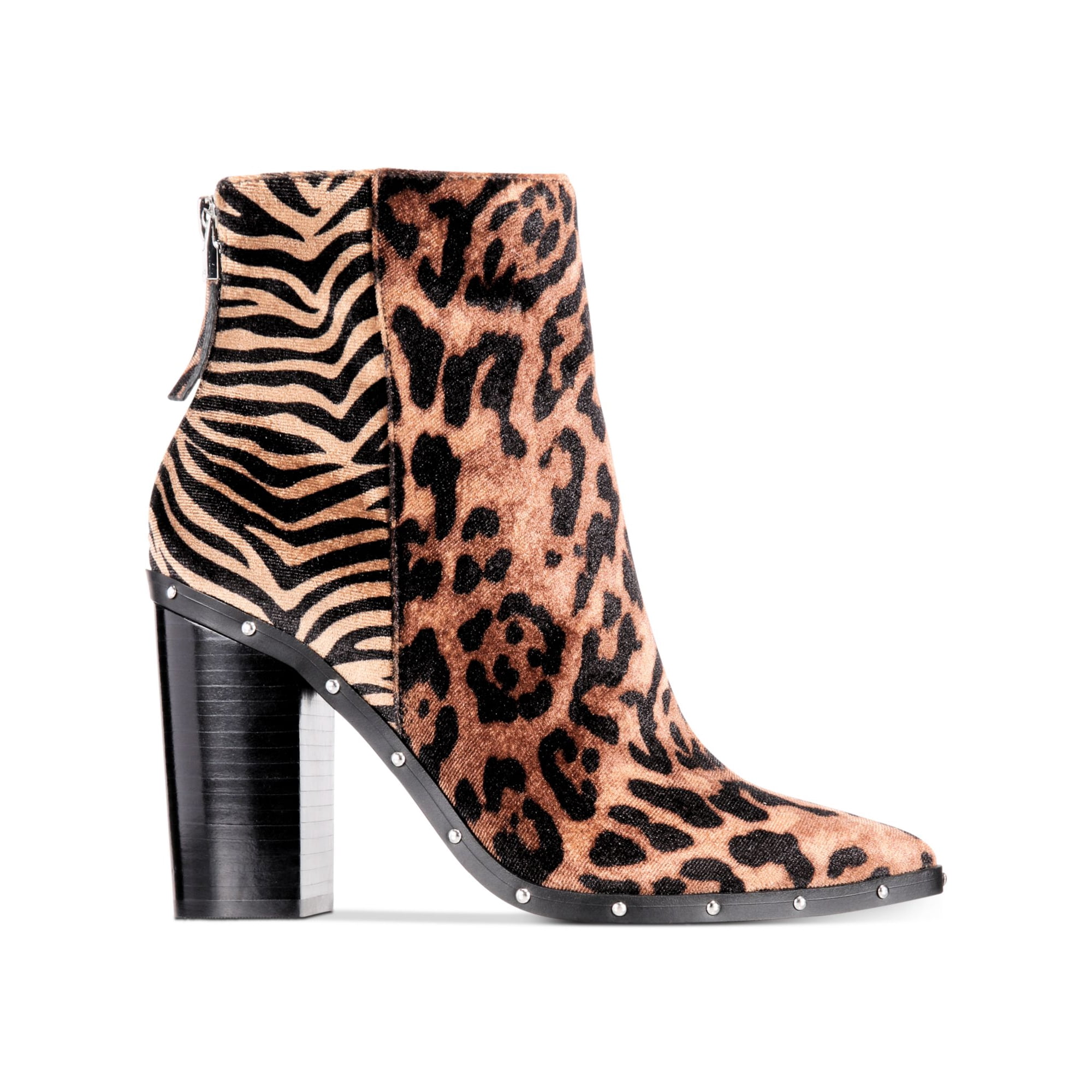 Aldo leopard booties discount