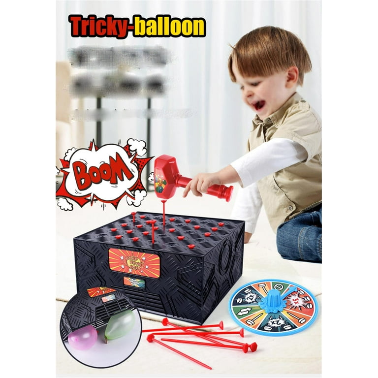 soluk Wack a Balloon Game, Whack a Balloon Game, Pop The Balloon Game,  Tricky Balloon Desktop Board Games : : Toys & Games