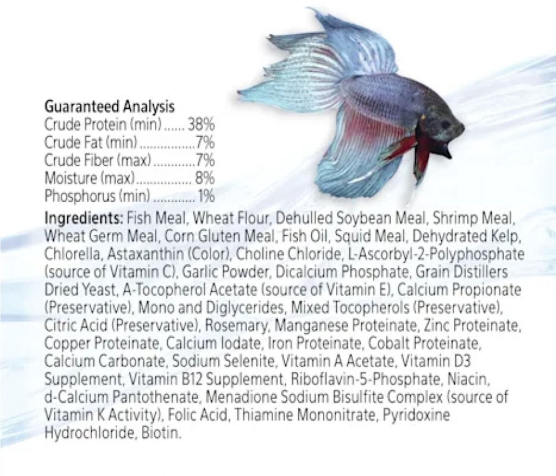 Aqueon Betta Fish Food Daily Nutrition for All Bettas [Aquarium Betta Food, Aquarium Supplies] 5.7 oz (6 x 0.95 oz)