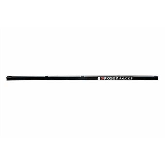 Exposed Racks Roof Rack Cross Bar 8-00-9751-BK O Land; 51 Inch Length; With Standard Holes; Textured Black; Single