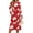 Red White Floral, variant on Long Sleeve Midi Dresses for Women Casual Floral Dress Flowy Fall Dresses with Pockets