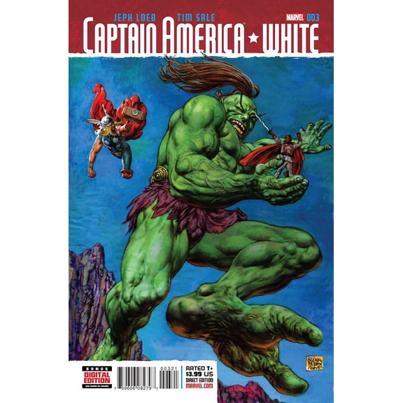Captain America: White (2nd Series) #3A VF ; Marvel Comic Book