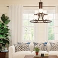 thumbnail image 2 of Capital Lighting 414391-333 Jameson 9 Light 30" Wide Chandelier - Bronze, 2 of 3