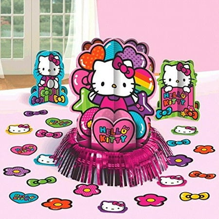 Hello Kitty Rainbow Decorations Birthday Party Supplies Pack