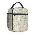 Bunny Rabbit Lunch Bag Reusable Thermal Lunch Tote with Handle for ...
