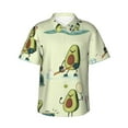 thumbnail image 2 of Picia Avocado for Exercise Gentle Cotton Regular Fit Short Sleeve Casual Hawaiian Shirt for Men-Small, 2 of 9