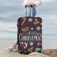 thumbnail image 3 of Lsque Merry Christmas Printed Luggage Cover, Travel Luggage Protector,Scratch and Dirt Resistant, Fits 18-32 Inch Luggage - Small, 3 of 9