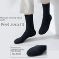 thumbnail image 1 of Calcetines de primavera y verano para hombre, de algodón, sin huesos, para primavera y otoño, para hombre, calcetines de tubo negros para las cuatro estaciones, 1 of 1