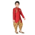 thumbnail image 3 of AHHAAAA Kids Sherwani dhoti pant Handwork Embroidery - Indo western Ethnic wear for kids and boys, 3 of 5