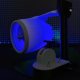 thumbnail image 4 of Ventilador de Motor A Reacció, Humidificador Ultrasónnico, Ventilador de Escritorio Turbo de Velocidad Ajustable, Llama Trasera de Luz Brillante, Con Función de Nebulización,, 4 of 7