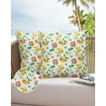 thumbnail image 6 of Abstract Spring Garden Blossoming Floral Outdoor Pillow Covers Set of 2, Decorative Waterproof Throw Pillow Case, Colorful Flowers Cotton Linen Soft Cozy Cushion Pillowcases, 6 of 6