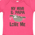 thumbnail image 4 of Inktastic My Mimi and Papa Love Me Sloth Girls Baby Bodysuit, 4 of 5