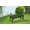 Black, variant on Lisonu 46" Backless Outdoor Bench, All-Weather HDPE Adirondack Bench with Wood Texture, Heavy-Duty Poly Lumber Patio Seat for Garden or Porch, 500 lbs Capacity, Black