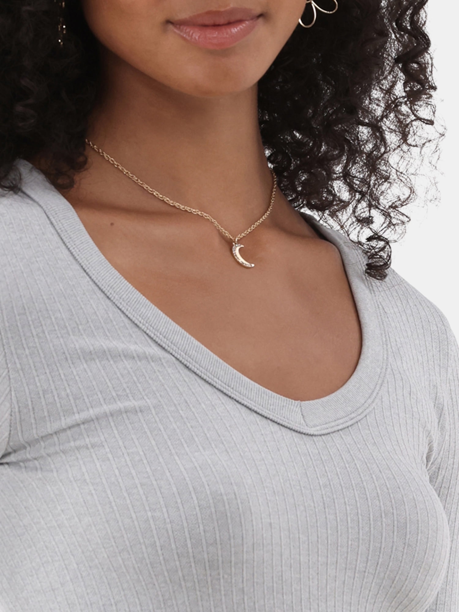No Boundaries Seamless V-Neck Top with Long Sleeves, Women's XXS-XXL