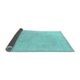 thumbnail image 2 of Ahgly Company Indoor Square Solid Light Blue Modern Area Rugs, 3' Square, 2 of 4