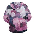 thumbnail image 2 of Dreamy Flowers in Purple Men’s Hoodies Sweatshirt Fleece Jackets Long Sleeve Sweatshirts, 2 of 5