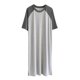 thumbnail image 1 of Batas de pijama para hombre, cuello holgado, seda de hielo, color liso, finas, para el hogar, camisón de algodón para hombre, 1 of 7