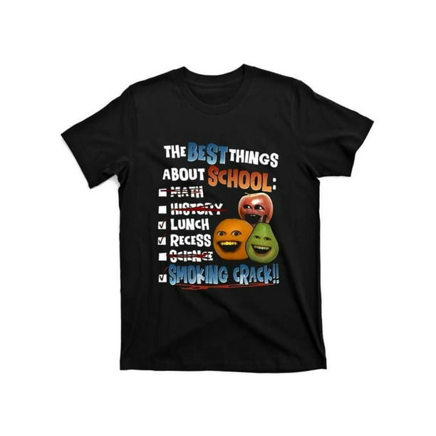 Annoying Orange Crack Shirt The Best Things About School