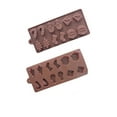 thumbnail image 6 of NWOKYZGH 1Pc Chocolate Molds Silicone Christmas, Small Silicone Molds with 6 Shapes of Mini Candy Mold for Gummy/Fudge/Jelly/Fruit Snacks, 6 of 9