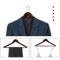 thumbnail image 4 of 10 perchas de madera maciza con ranuras, perchas vintage para camisas, sujetadores y abrigos., 4 of 5