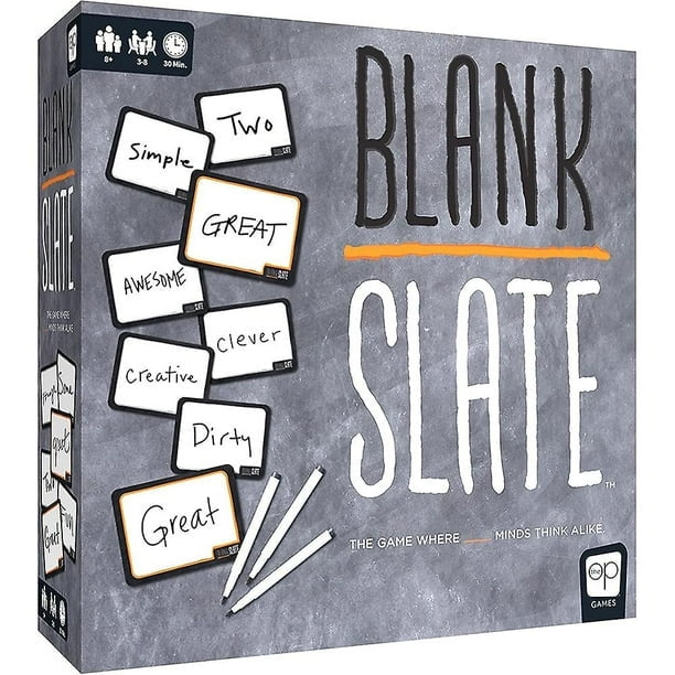 Blank Slate Board Game The Game Where Great Minds Think Alike | Fun Family Friendly Word Association Party Game