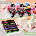 thumbnail image 4 of Organizador de esmaltes de uñas Umirokin, 6 niveles, estante de pintura acrílica, 4 of 9