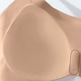 thumbnail image 7 of VONCOS Womens Lounge Bra Wireless Seamless Bralette for Everyday Comfort Molded Cups Ribbed Adjustable Straps Nylon Spandex Khaki,Size L, 7 of 7