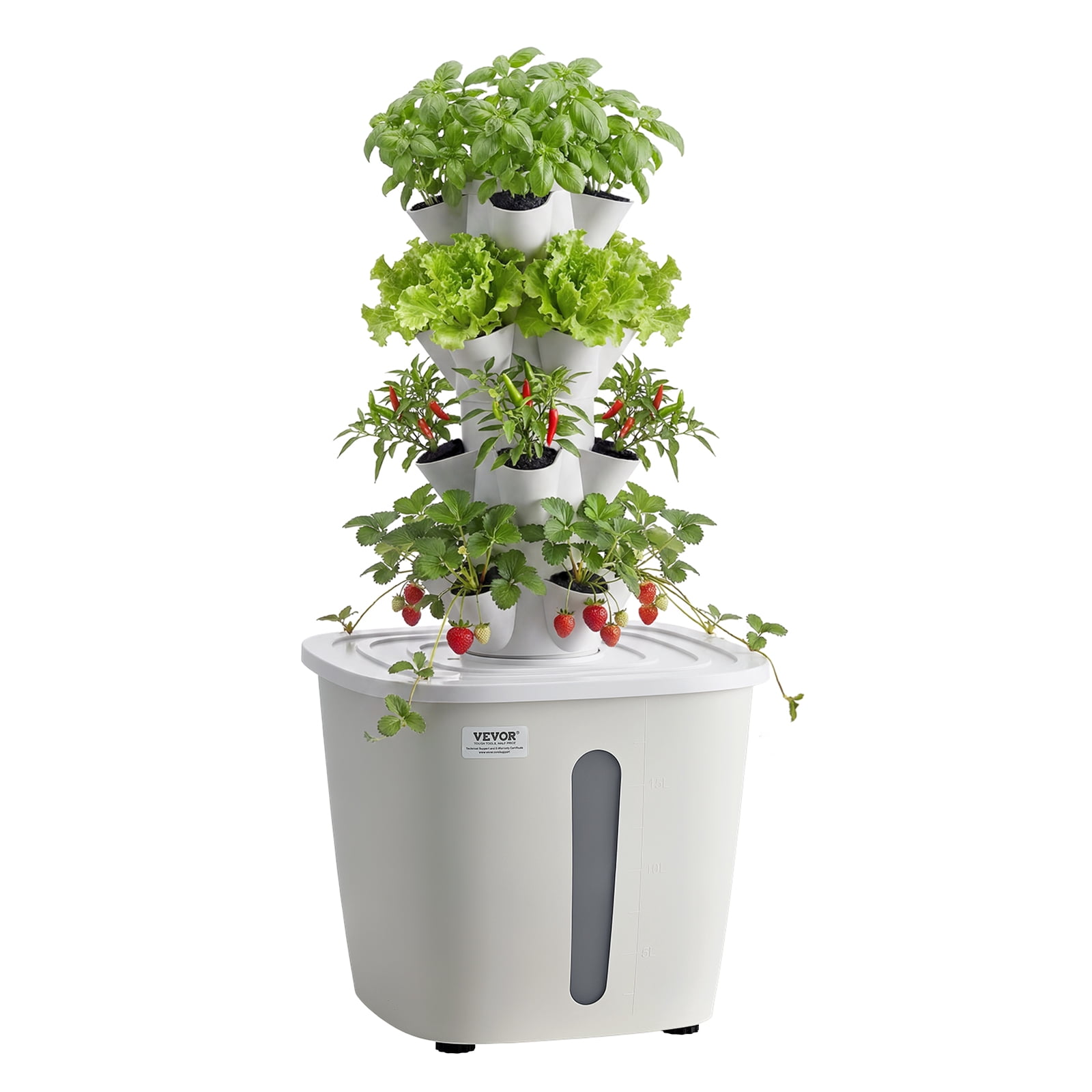 EXO Allen Company Garden Hydroponic Vertical Tower, Expandable