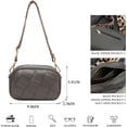 thumbnail image 4 of LinYooLi Crossbody Bags for Women Small Design Leather Crossbody Camera Bag Shoulder Purse with Guitar Strap, 4 of 7