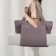 thumbnail image 1 of Bolsa de lona elegante con bolsillo para esterilla de yoga, ideal para oficina, entrenamiento, pilates, viajes, playa y gimnasio. Artículos esenciales de viaje para mujer. Artículos en liquidación., 1 of 6