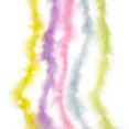 thumbnail image 1 of Skinny Marabou Feather Boa Soft Pastel Rainbow Variety Pack 2 Yard Lengths - 5pcs, 1 of 4