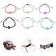thumbnail image 4 of Pulsera de cuentas de vidrio de 6 piezas, delicada cadena para la muñeca, pulsera de hilo con cuentas, 4 of 7
