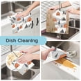 thumbnail image 2 of Yayeee 6 Pack Kitchen Dishcloths for Washing Dishes Soft Absorbent Microfiber Towels, Orange Cartoon Houses, 2 of 9
