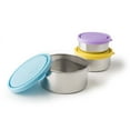 thumbnail image 3 of U Konserve 3 Piece Round Nesting Food Container Set with Sky Trio Lids, 3 of 3