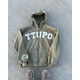 thumbnail image 4 of Sudadera con capucha de gran tamaño con bordado de letras para mujer, chaqueta de marca American High Street, nueva sudadera informal con cremallera europea y americana, 4 of 4