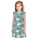 thumbnail image 1 of Balery whiter Snow bear Print Camisón de princesa para niñas, pijama de algodón con mangas abullonadas, suave y bonito.-Medium, 1 of 6