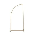 thumbnail image 6 of Efavormart 6ft Gold Metal Wedding Arch Chiara Backdrop Stand, Half Moon Floral Frame Arbor Display, 6 of 10